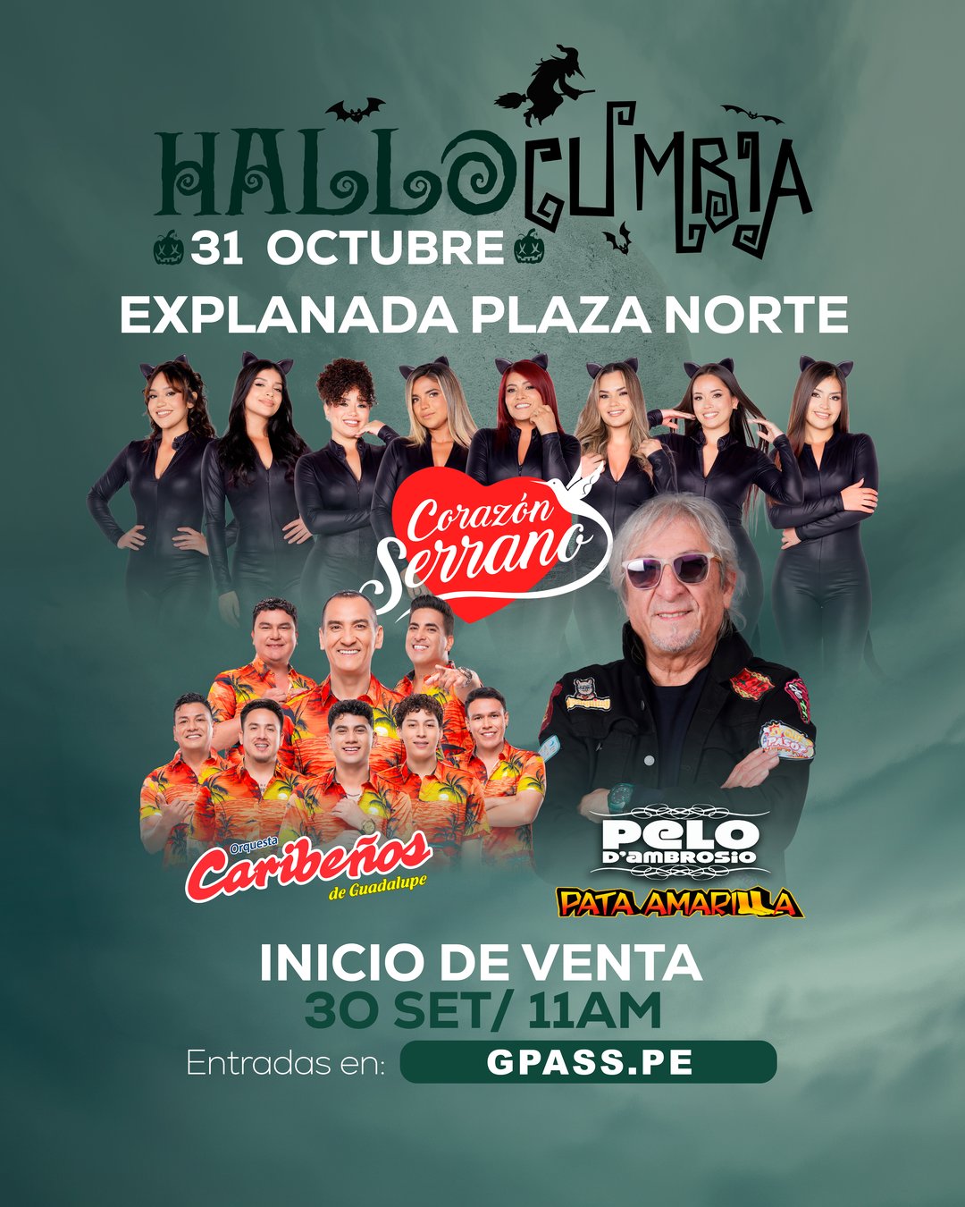 HalloCumbia en Plaza Norte