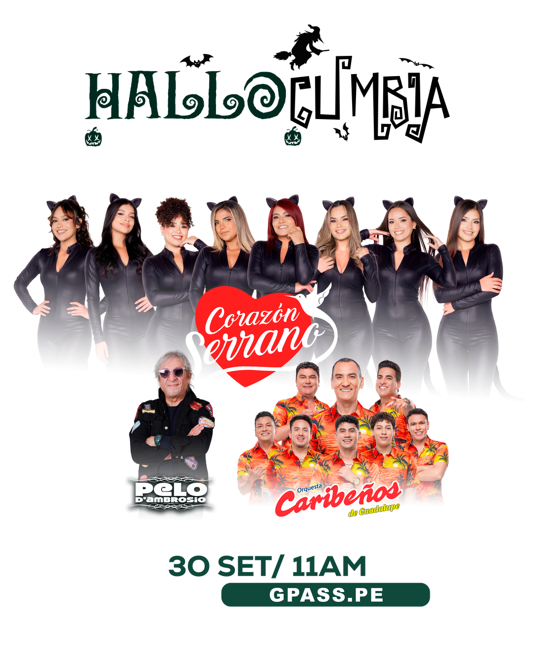 HalloCumbia en Plaza Norte